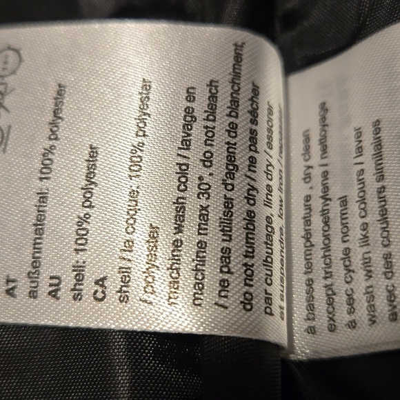 WeSC Vegan Landscape Puffer Jacket with High Collar Quilted Design Size Small - Picture 11 of 16